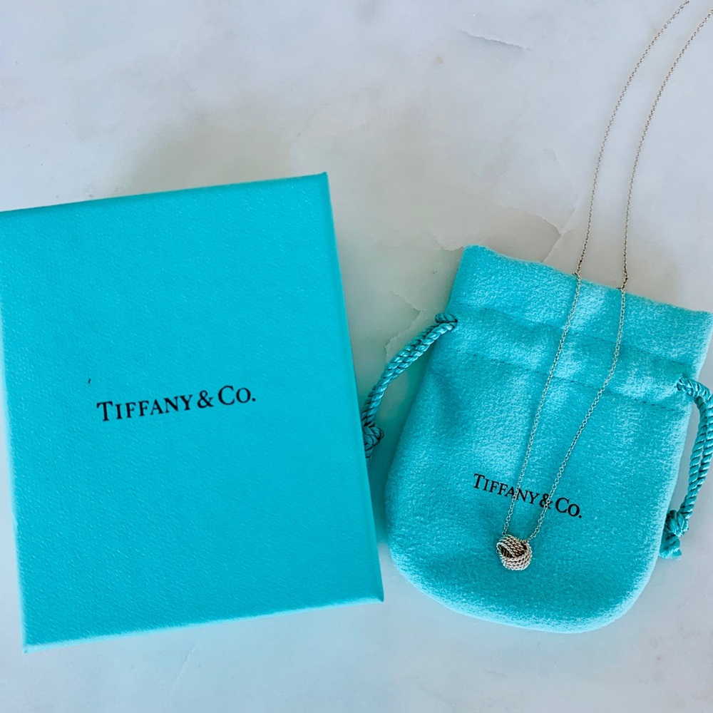 Tiffany & Co. Twist Knot Pendant Necklace